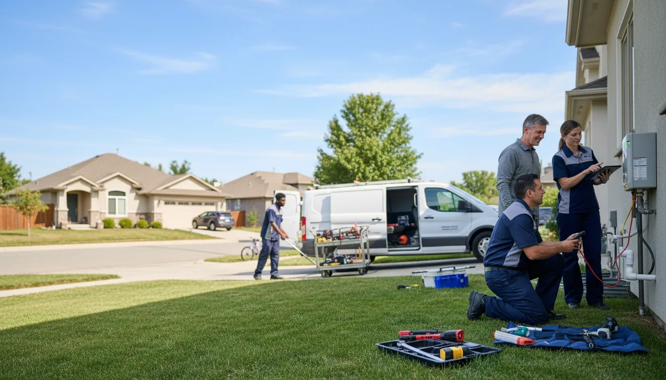 Tankless water heater service in Brilliant, OH